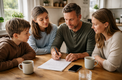 Få en beredskabsplan til familien